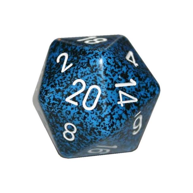 Chessex Jumbo: Speckled 34mm d20 Stealth™