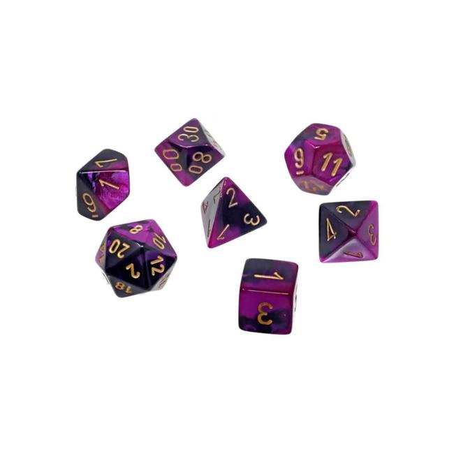 Gemini® Mini-Polyhedral Black-Purple/gold 