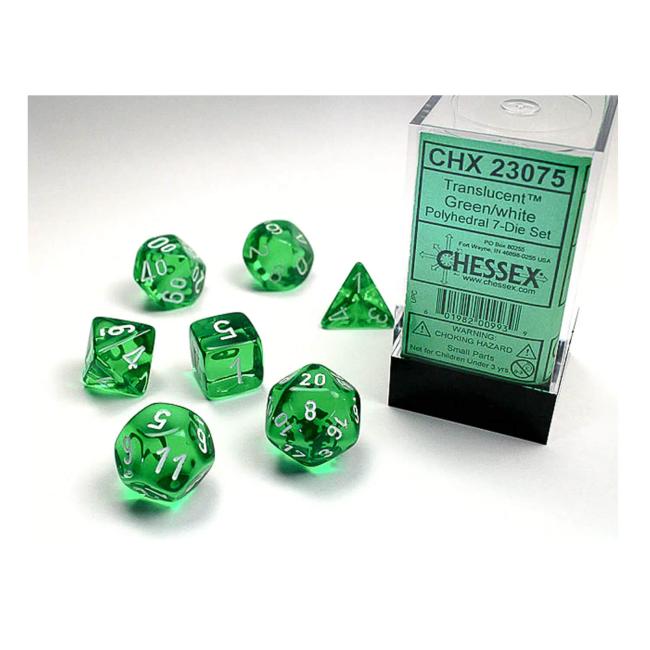 Translucent Green: Polyhedral Set (7)