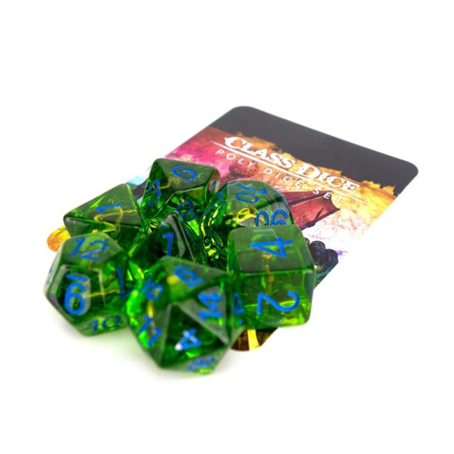 Archer Bow Character Class Poly Dice Set 