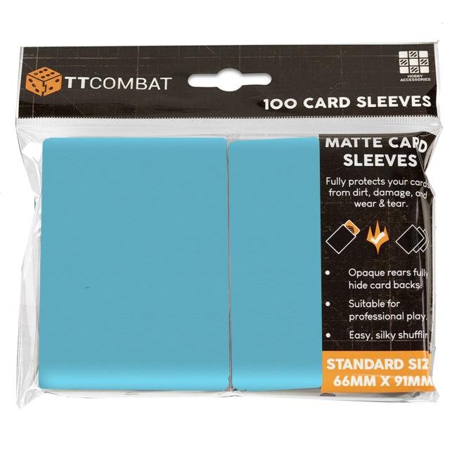 TT Combat Light Blue Standard Card Sleeves (100)