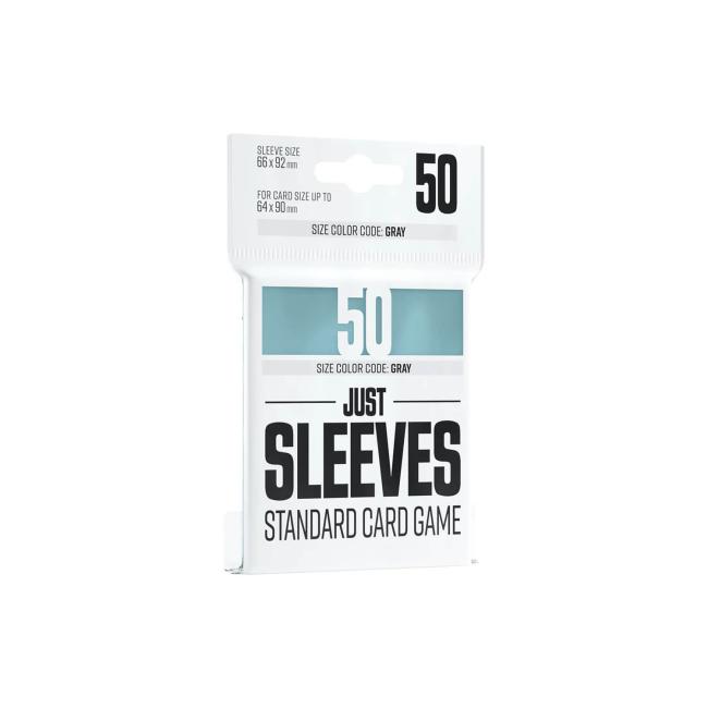Gamegenic Just Sleeves Standard Card Game Clear (50 CT.)