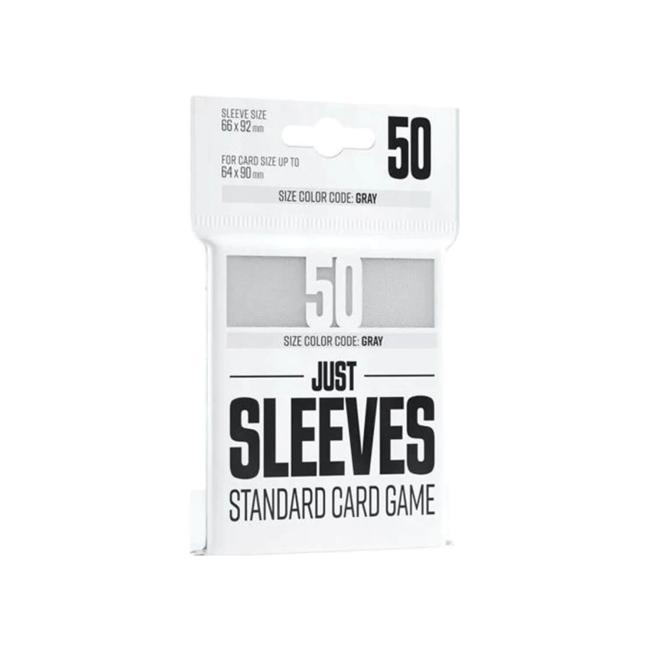 Gamegenic Just Sleeves: Standard Card Game White (50 ct.)