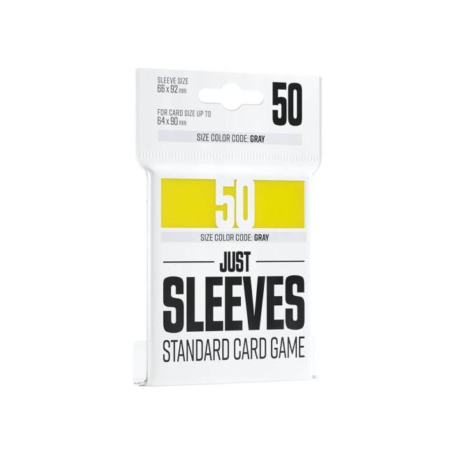 Gamegenic Just Sleeves: Standard Card Game Yellow (50 ct.)