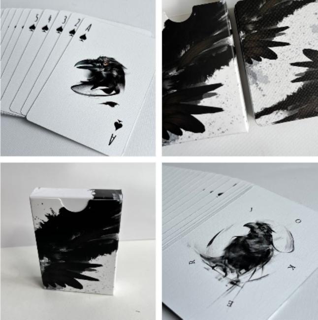 Be like a Crow Playing Cards