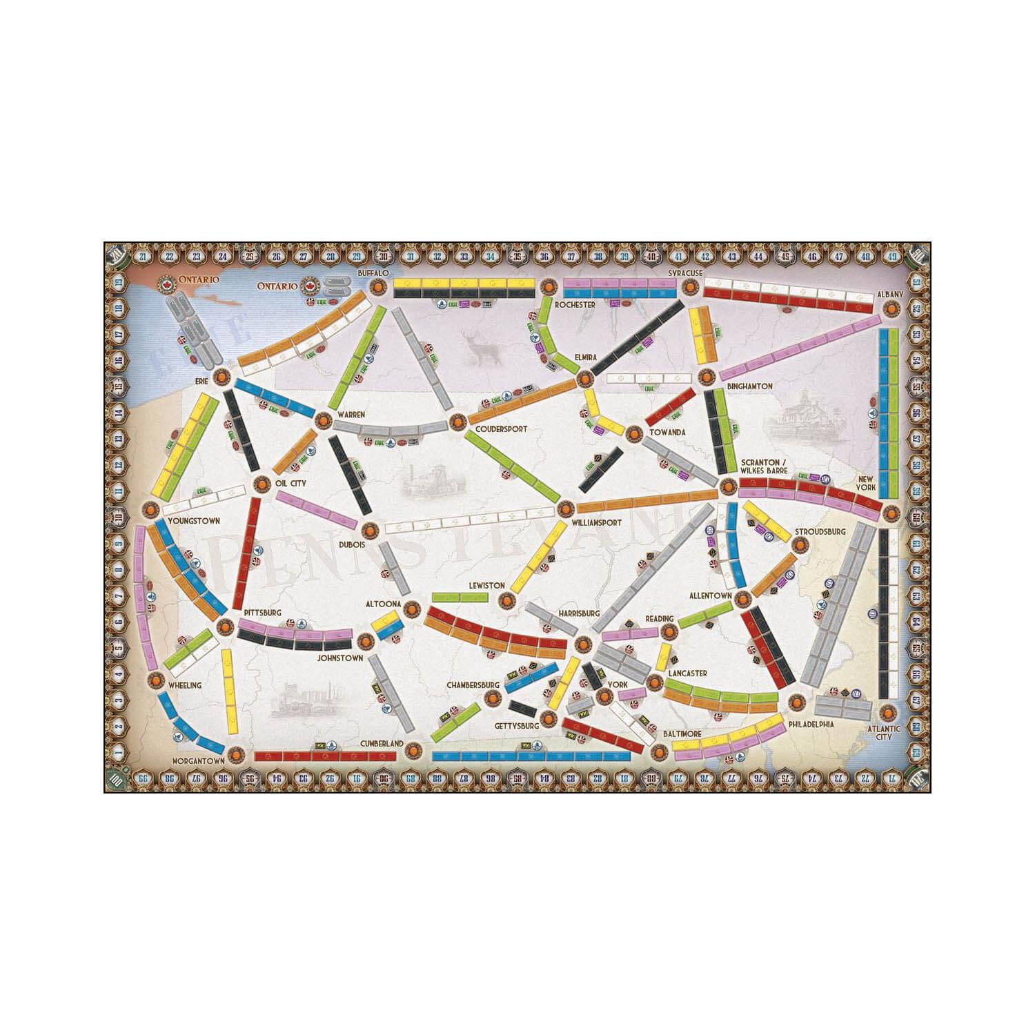 Ticket to Ride Map Collection: UK & Pennsylvania Expansion