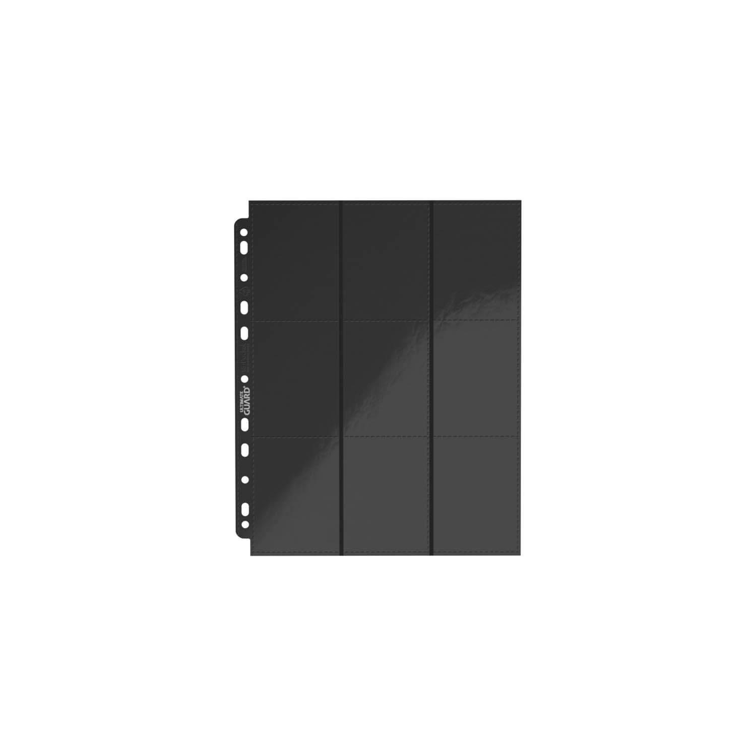 Ultimate Guard: 18-Pocket Pages Side Loading: Black (1)