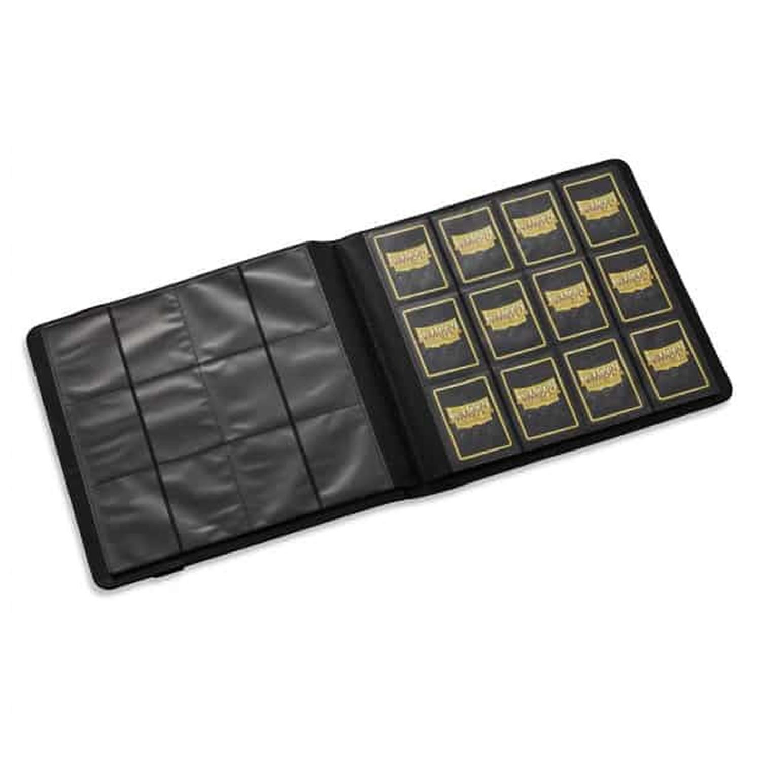 Card Codex 576 Portfolio - Black Leathette Playset Binder Interior