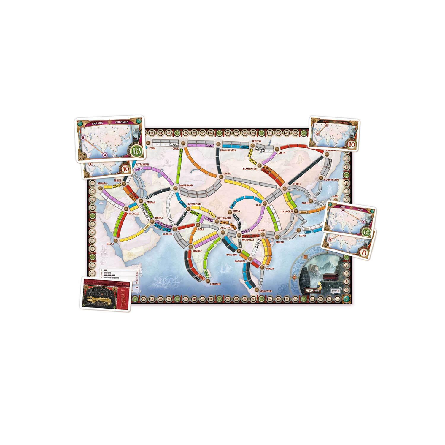 Ticket to Ride Map Collection: Asia