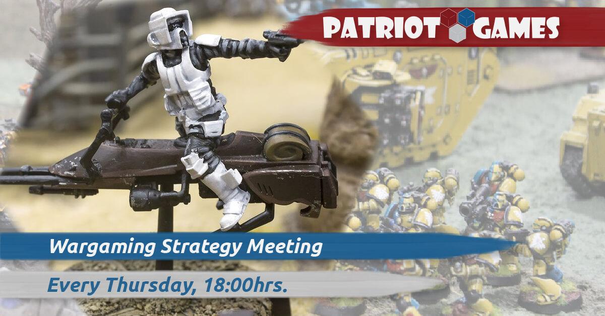 wargaming strategy meeting weekly